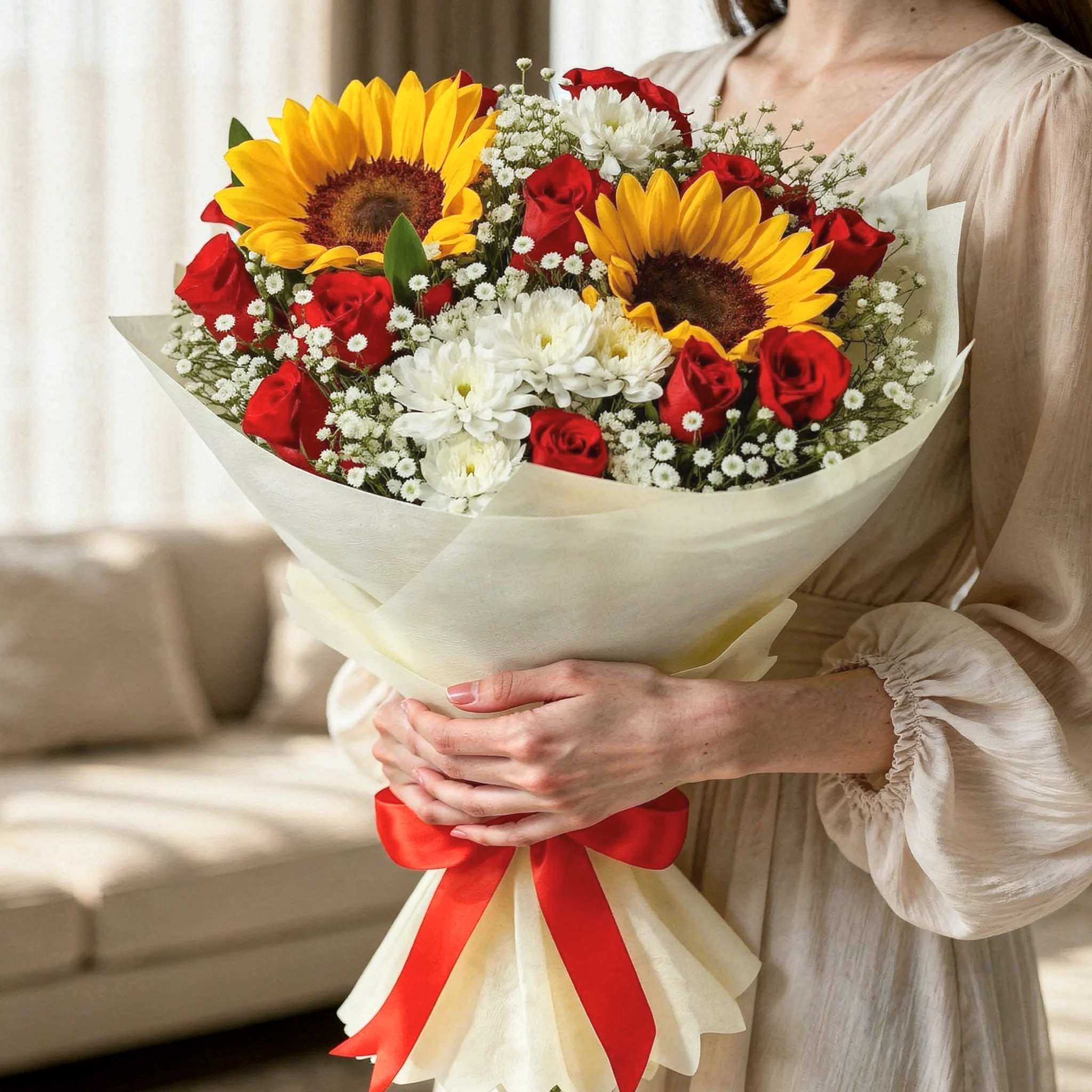Sunflower Mixed Flower Bouquet