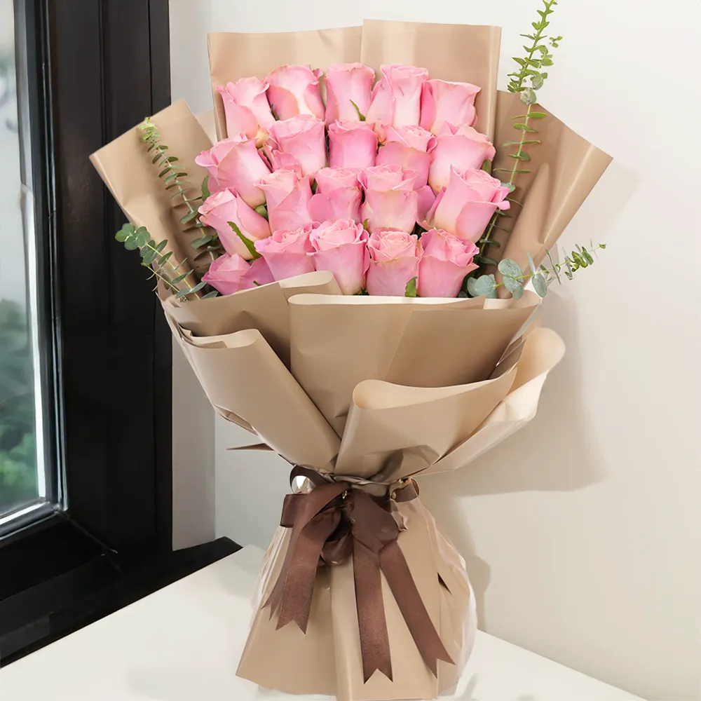 Order Fresh Pink Roses Bouquet