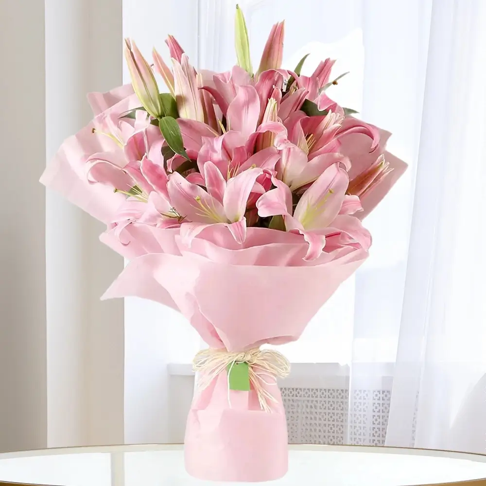 Pink Lilies Bouquet