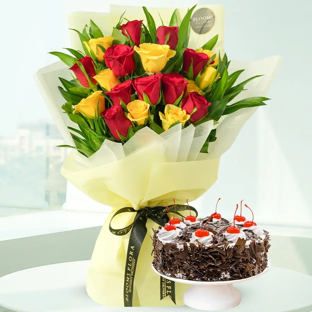 Roses with Cake