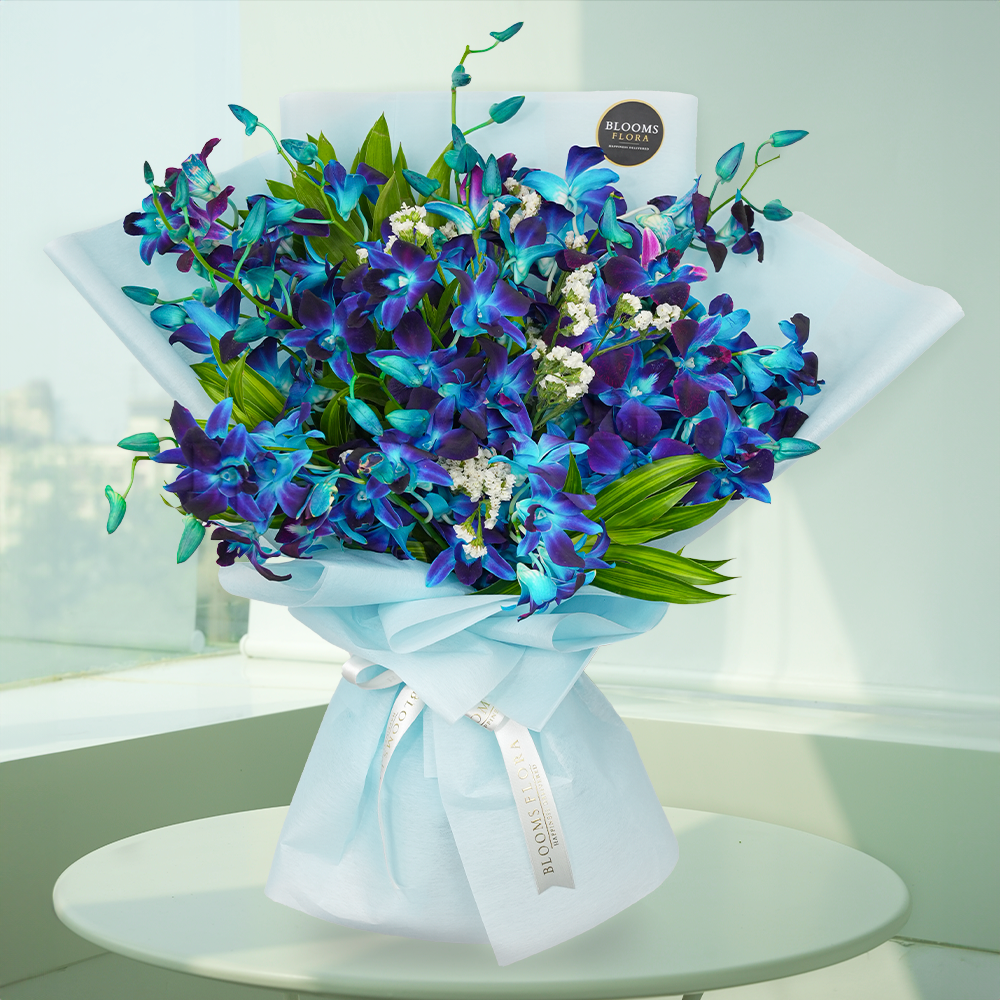 Blue Orchids Bouquet