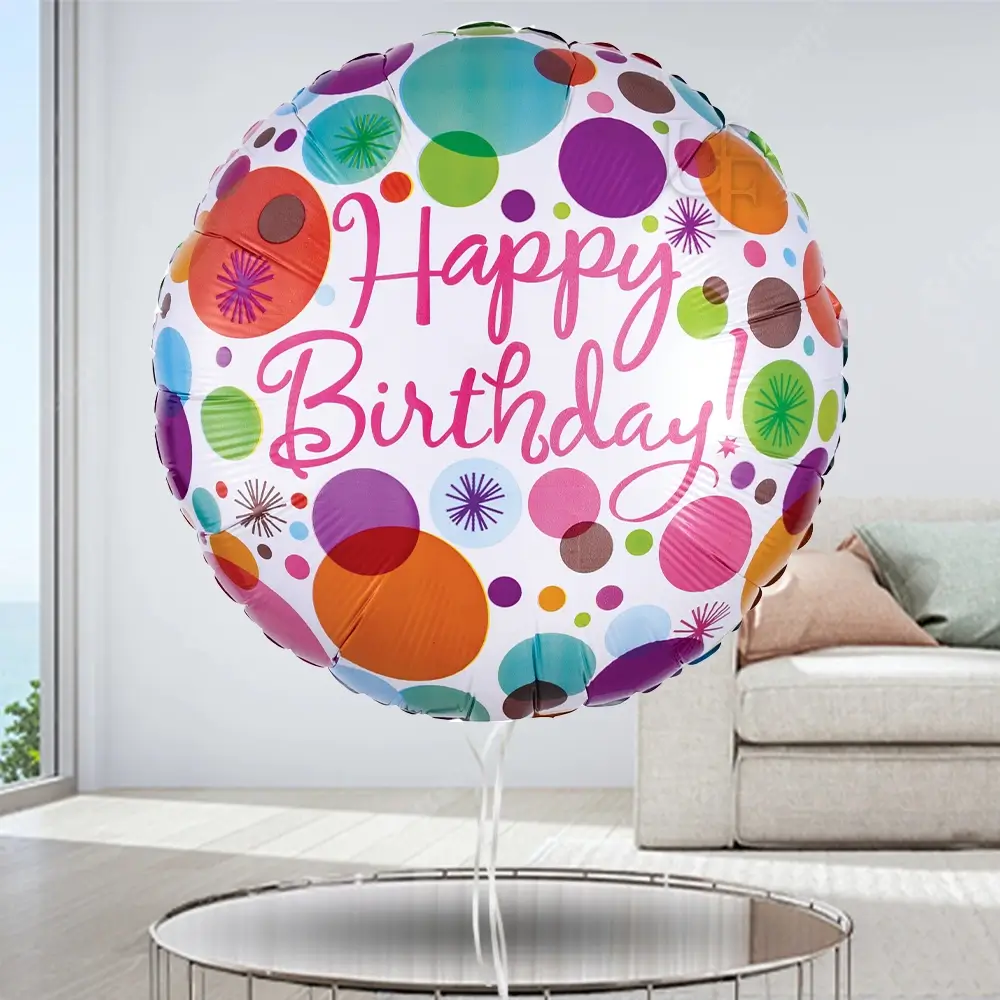Bright Happy Birthday Balloon