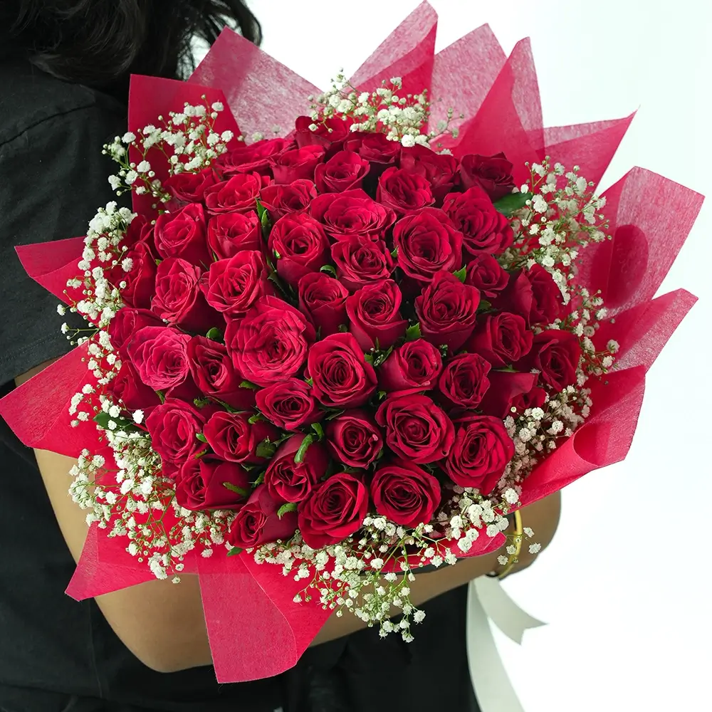51 Red Roses Bouquet
