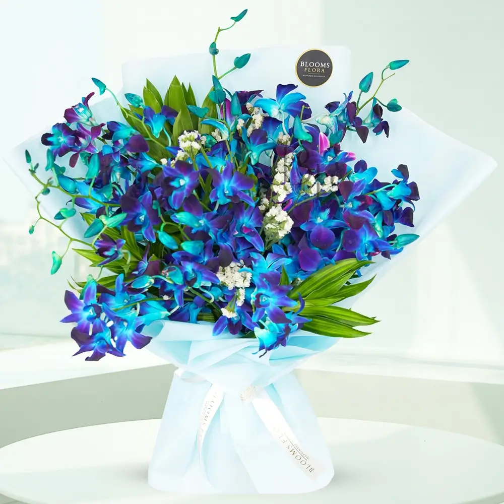 Blue Orchids Bouquet