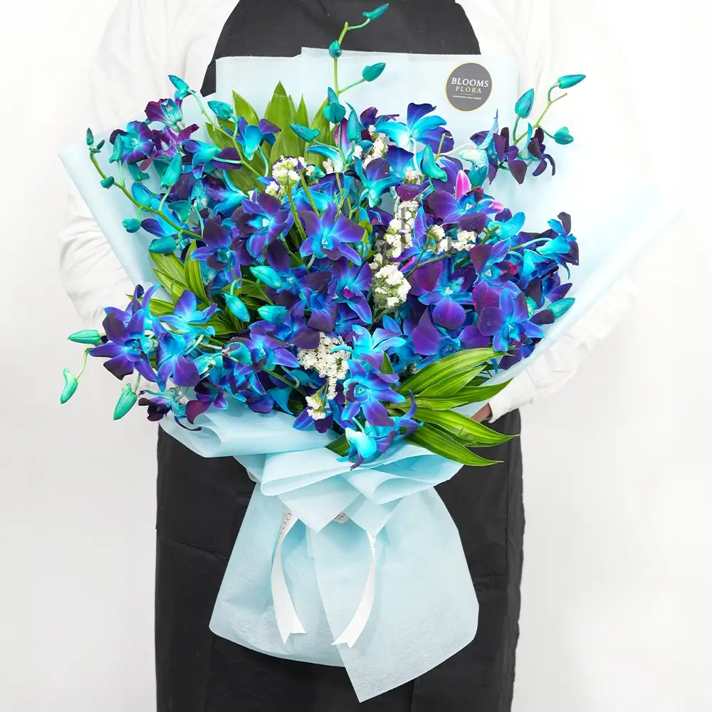 Blue Orchids Bouquet