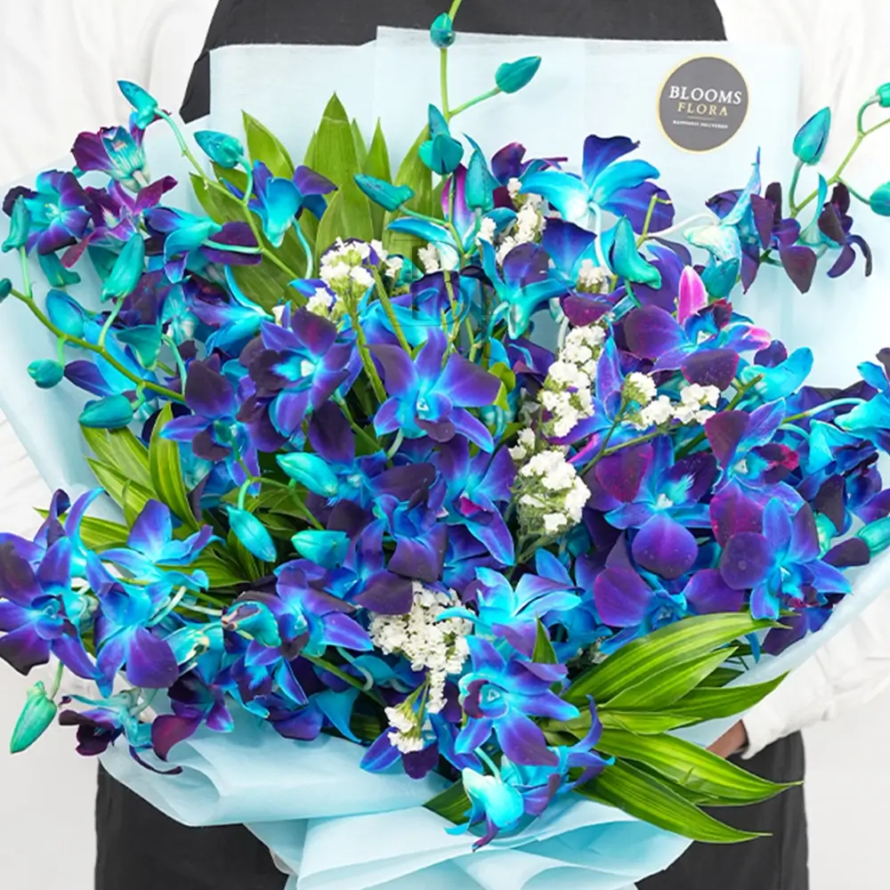Blue Orchids Bouquet