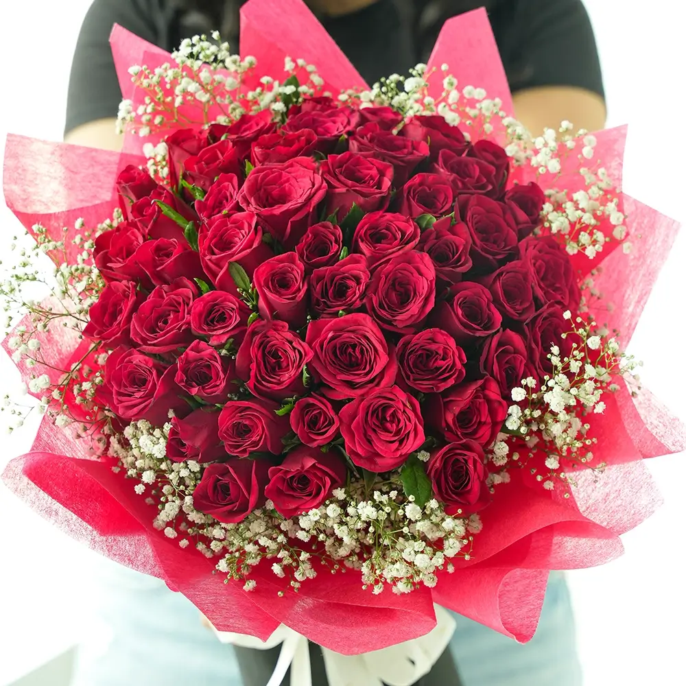 51 Red Roses Bouquet