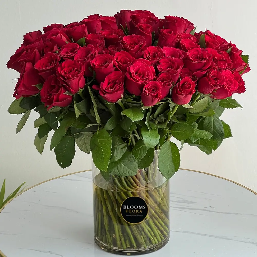 Eternal Love Roses Vase