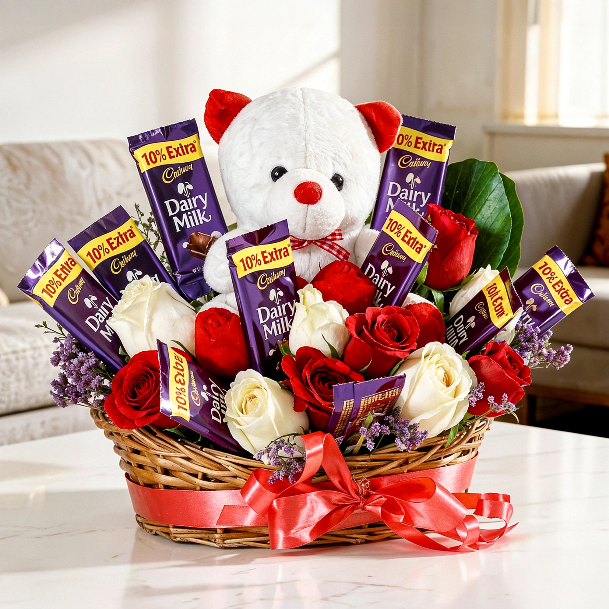 Roses, Teddy & Chocolates