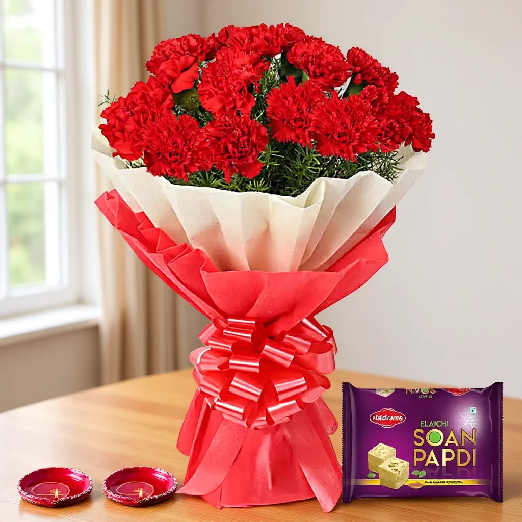 Carnations N Soan Papdi