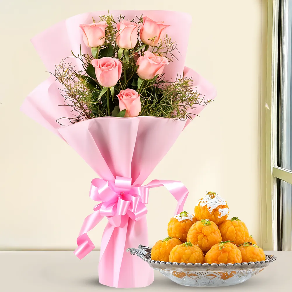 Flowers & Laddoo