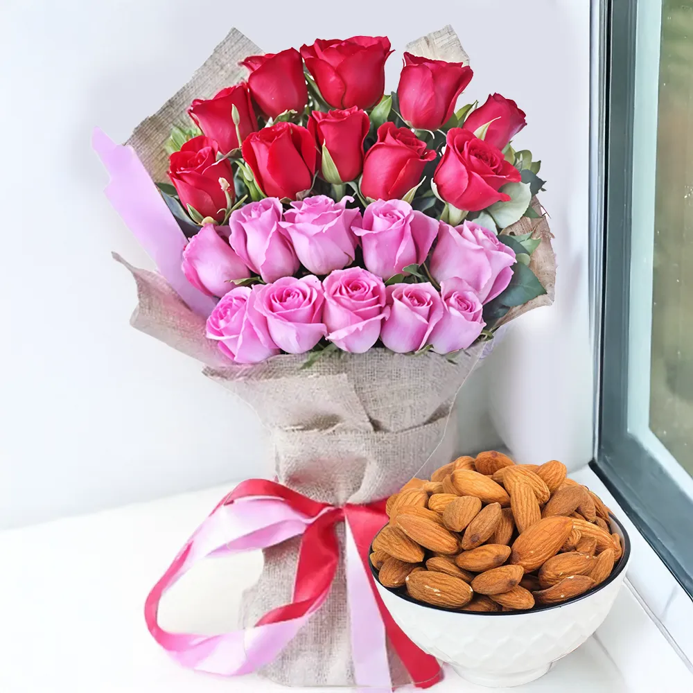 Roses Bouquet & Almonds