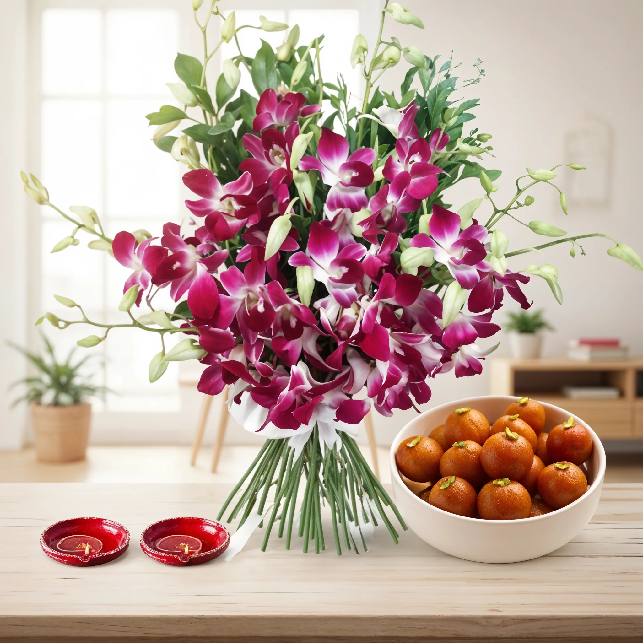 Flowers & Mithai Combo