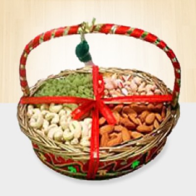 2 Kgs Mixed Dry Fruits in a Basket