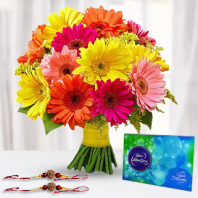 Flowers & Chocolate & Rakhi