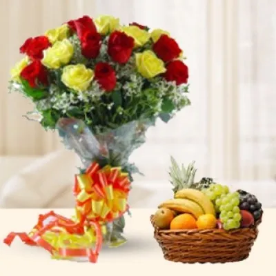Roses with Fruits