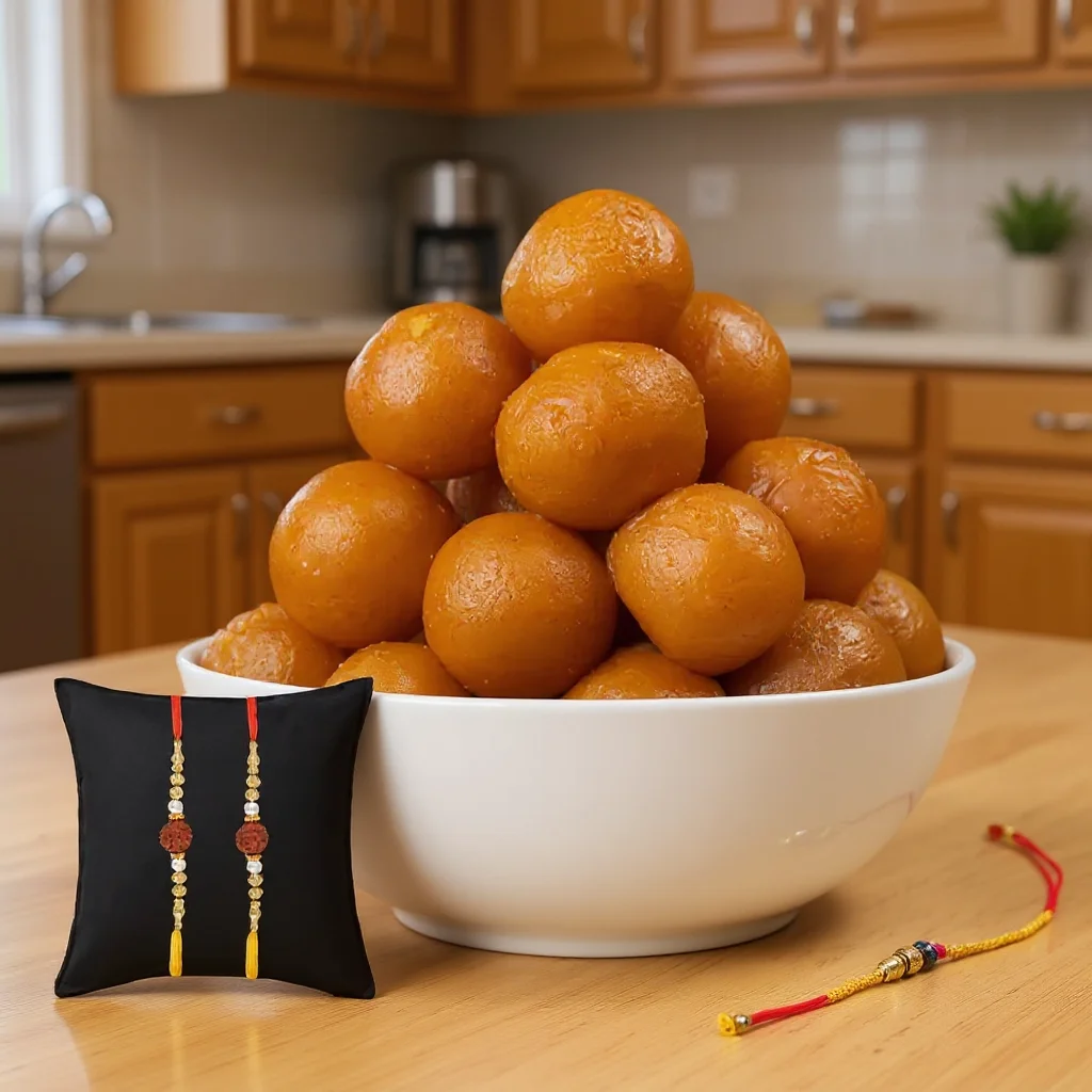Gulab Jamun with Free Rakhis