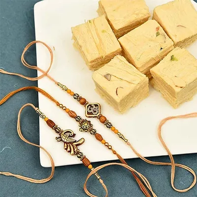 Rakhi with Soan Papdi